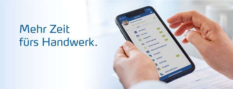 Mehr Zeit fürs Handwerk Mehr Zeit fürs Handwerk. TAIFUN App