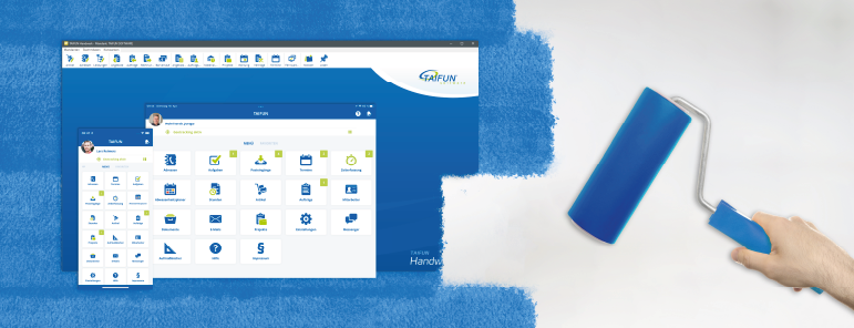 Frische Farbe. Frische Software. TAIFUN für Maler. Frische Farbe. Frische Software. TAIFUN für Maler.