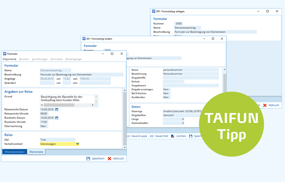 Neue Blogreihe: TAIFUN-Tipp für unsere Handwerkersoftware